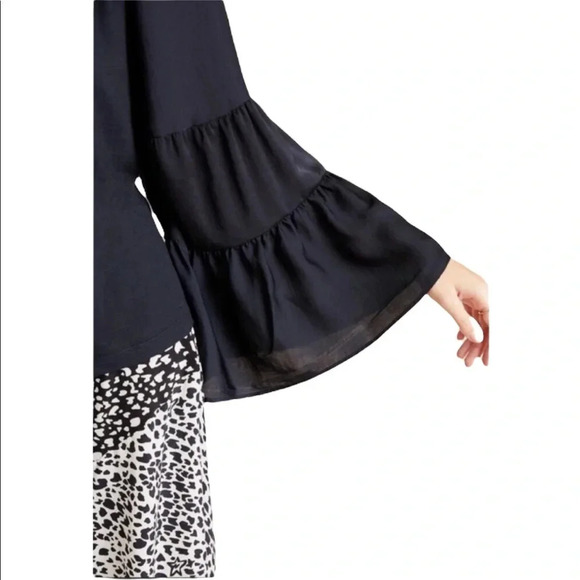 NWT Anthropologie Gloria Off-The-Shoulder Top Large - Picture 2 of 5